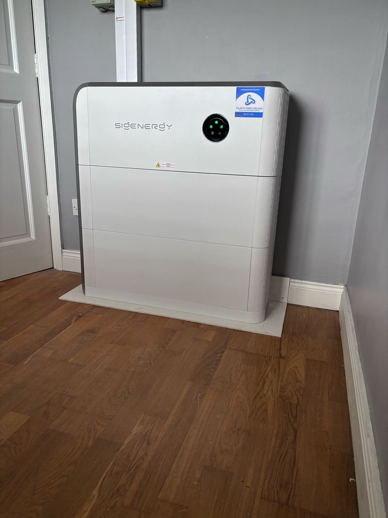 Sigenergy home solar battery storage unit installed in an Irish home
